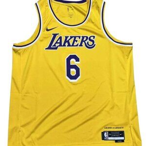 Nike Los Angeles Lakers Lebron James NBA Swingman Icon Edition Jersey XXL NEW